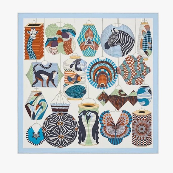 Hermes Accessories - Hermes 100% Silk Scarf NEW WITH TAGS and BOX